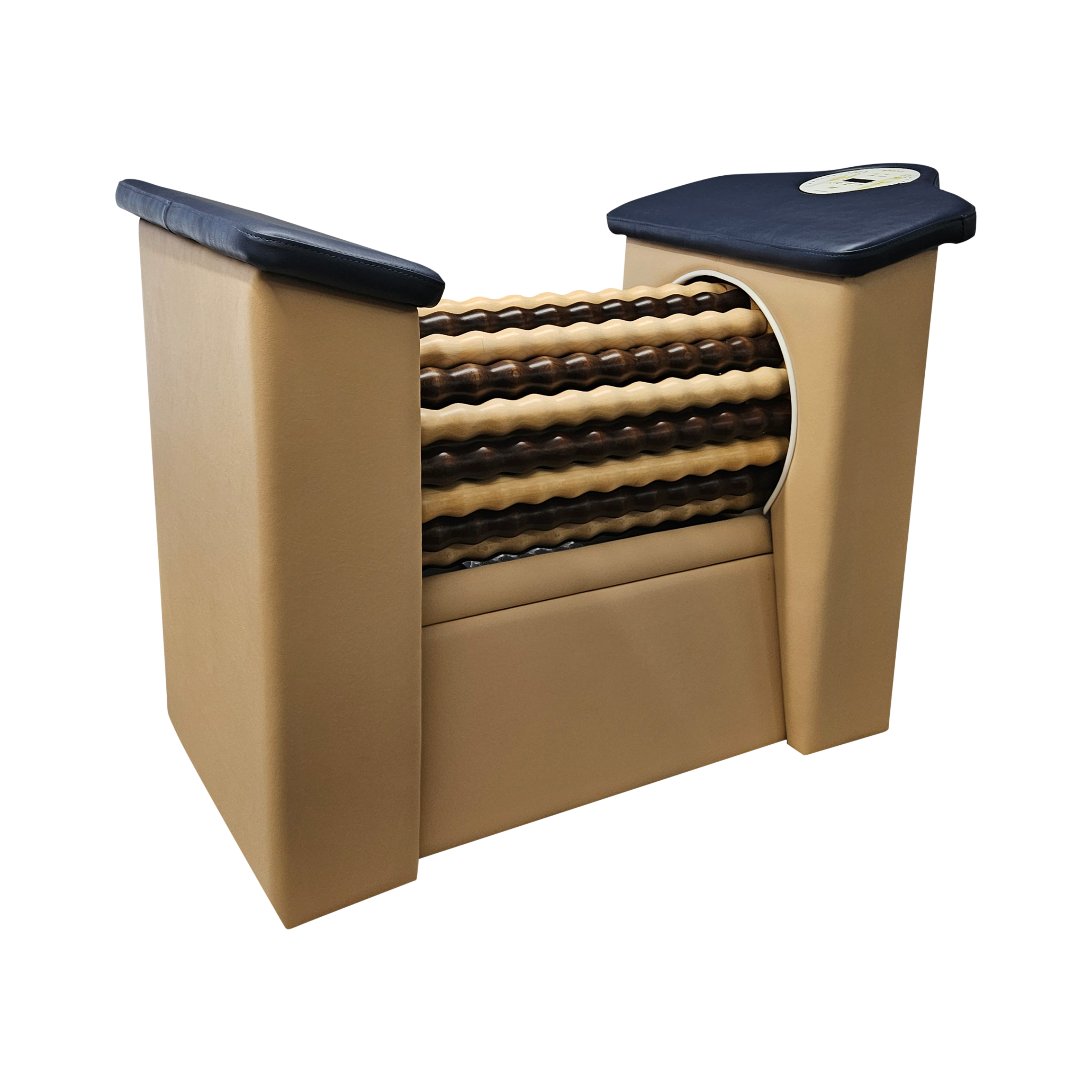 12_C Rollmasażer z drewnianą rolką - antycellulitowy masażer