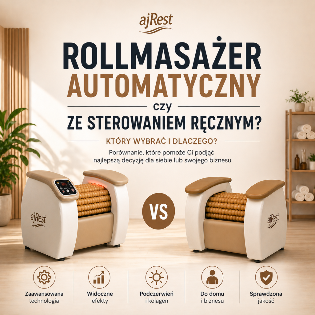 Rollmasażer automatyczny vs ze sterowaniem ręcznym: jaki wybrać